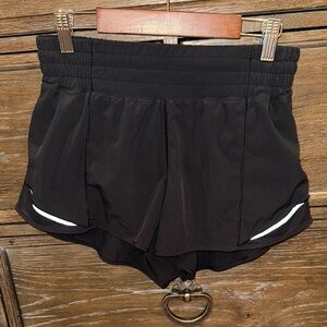 lululemon athletica Black Women's Athletic Shorts hotty hot running